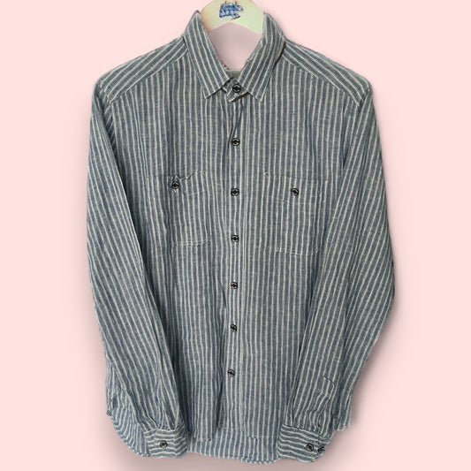 Workwear 100% Cotton Dickie's Stripy Shirt