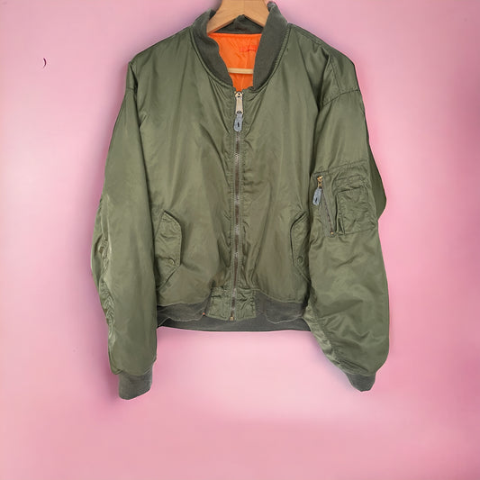 Khakis 90s Bomber with orange lining