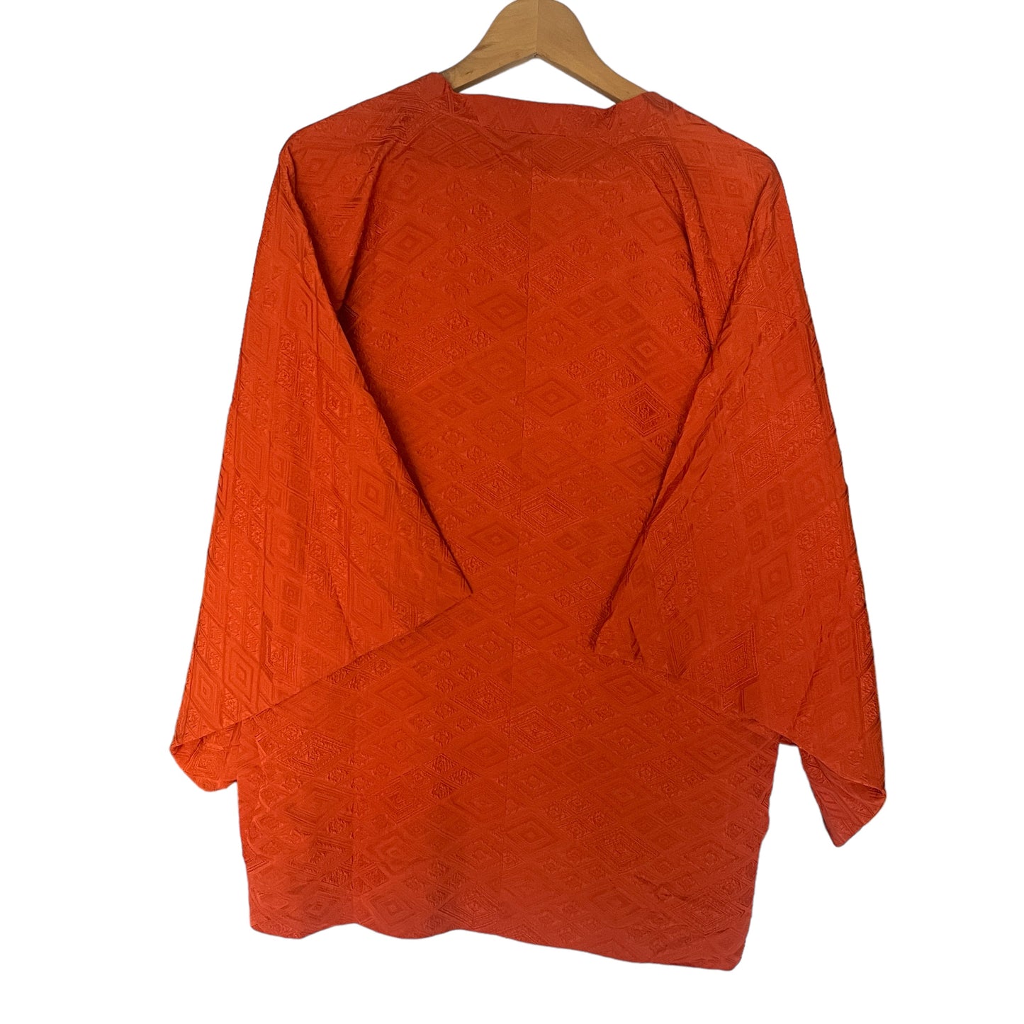 Vintage Double Breasted Orange Square Neck  Kimono Jacket